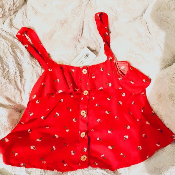 NWT Lush Ruffle Top - Picture 3 of 7